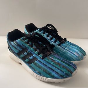 Extremely Rare Adidas Torsion PYV 702001 Light Blue Strips Running Shoes 12